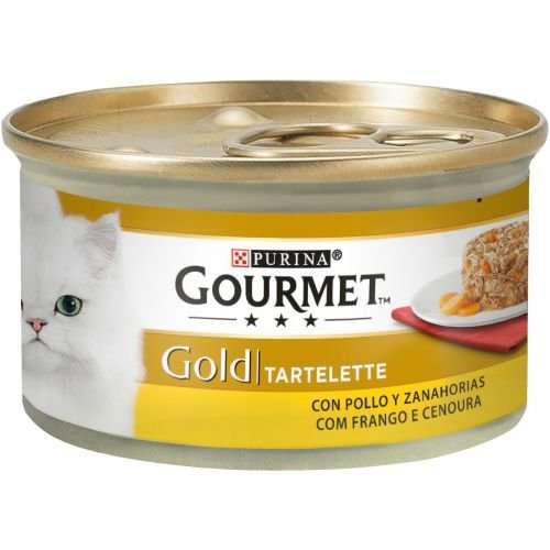 [12296422] GOURMET GOLD Tartallette Pollo y Zanahoria 24x85g