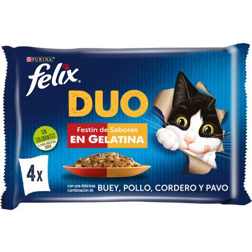 [12480077] FELIX FANTASTIC Duo Delicious Carne 12(4x85g)