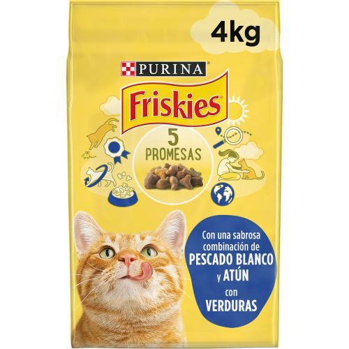 [12460530] FRISKIES Cat Adulto Bacalao y Verduras 4kg